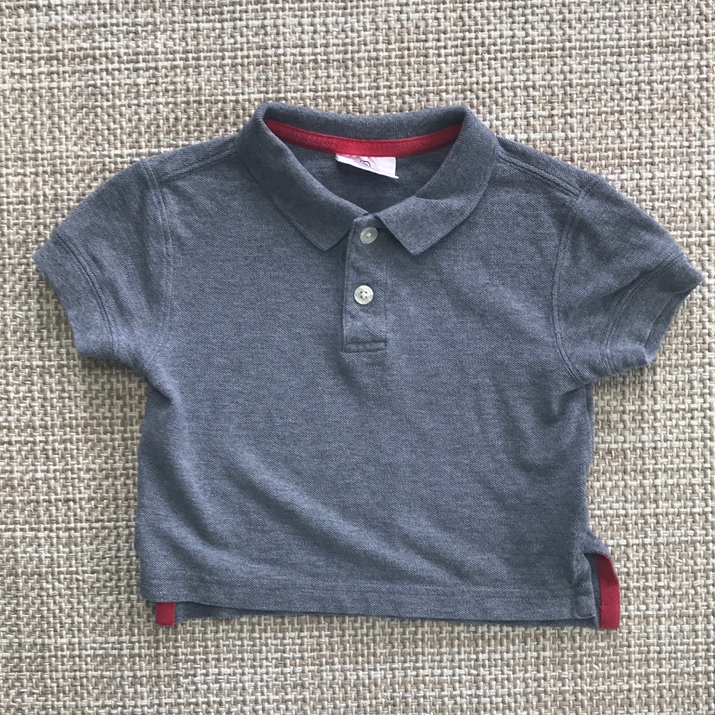 Hanna Andersson Organic Polo Tee (Size 80)